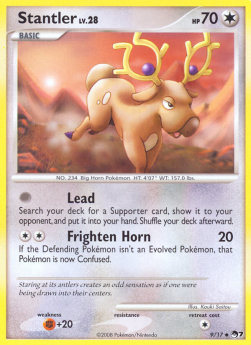 Stantler Lv.28⁣ - POP Series 7⁣ (Uncommon)⁣ [9]