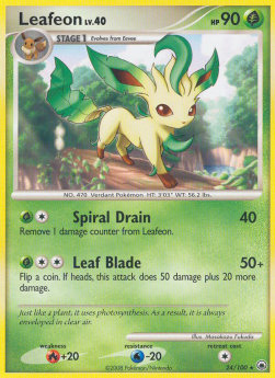 Leafeon Lv.40⁣ - Majestic Dawn⁣ (Rare)⁣ [24]