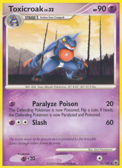 Toxicroak Lv.32⁣ - Majestic Dawn⁣ (Rare)⁣ [31]