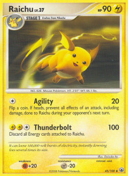 Raichu Lv.37⁣ - Majestic Dawn⁣ (Uncommon)⁣ [45]