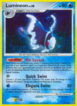Lumineon Lv.38⁣ - Stormfront⁣ (Holo Rare)⁣ [4]
