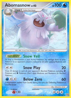 Abomasnow Lv.42 - Stormfront (Rare) [STF-12]