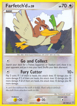 Farfetch'd Lv.29⁣ - Stormfront⁣ (Uncommon)⁣ [38]