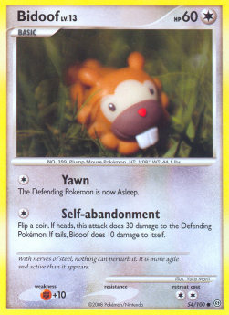 Bidoof Lv.13⁣ - Stormfront⁣ (Common)⁣ [54]