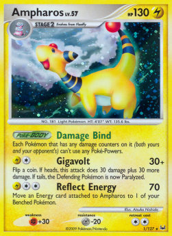 Ampharos Lv.57⁣ - Platinum⁣ (Holo Rare)⁣ [1]