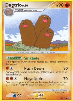Dugtrio Lv.50⁣ - Platinum⁣ (Rare)⁣ [24]