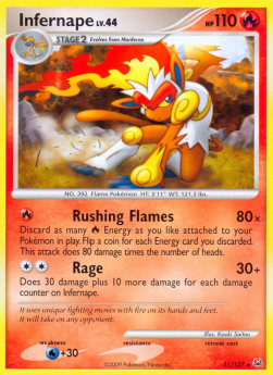 Infernape Lv.44⁣ - Platinum⁣ (Rare)⁣ [31]