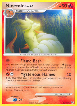 Ninetales Lv.43 - Platinum (Rare) [PL-36]