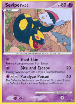 Seviper Lv.30⁣ - Platinum⁣ (Uncommon)⁣ [61]
