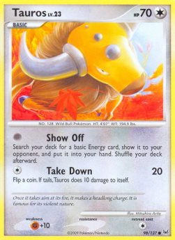 Tauros Lv.23⁣ - Platinum⁣ (Common)⁣ [98]
