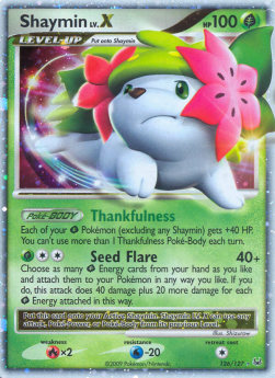 Shaymin LV.X⁣ - Platinum⁣ (Ultra Rare)⁣ [126]