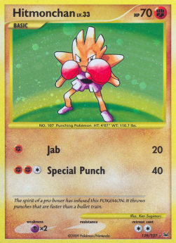 Hitmonchan Lv.33⁣ - Platinum⁣ (Secret Rare)⁣ [129]