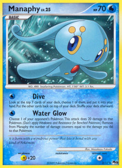Manaphy Lv.25⁣ - POP Series 9⁣ (Rare)⁣ [2]