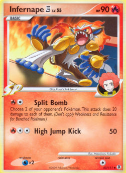 Infernape [4] Lv.55⁣ - Rising Rivals⁣ (Uncommon)⁣ [43]