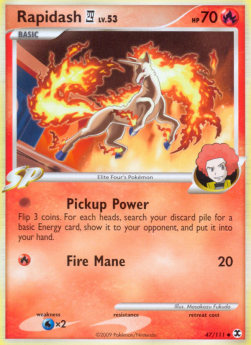 Rapidash [4] Lv.53⁣ - Rising Rivals⁣ (Uncommon)⁣ [47]