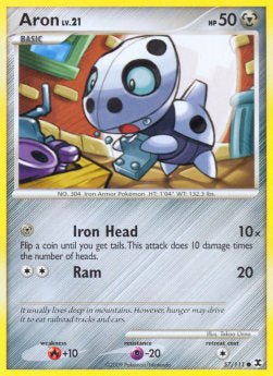Aron Lv.21⁣ - Rising Rivals⁣ (Common)⁣ [57]