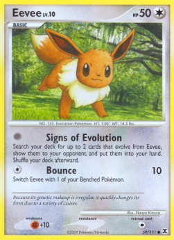 Eevee Lv.10⁣ - Rising Rivals⁣ (Common)⁣ [59]