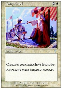 Knighthood⁣ - Seventh Edition⁣ (Uncommon)⁣ [25]