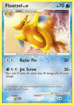 Floatzel Lv.27⁣ - Supreme Victors⁣ (Uncommon)⁣ [58]