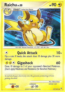 Raichu Lv.35⁣ - Supreme Victors⁣ (Uncommon)⁣ [77]