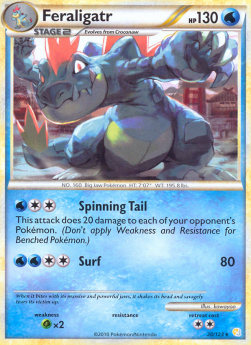Feraligatr⁣ - HeartGold & SoulSilver⁣ (Rare)⁣ [20]