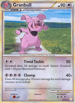 Granbull⁣ - HeartGold & SoulSilver⁣ (Rare)⁣ [22]