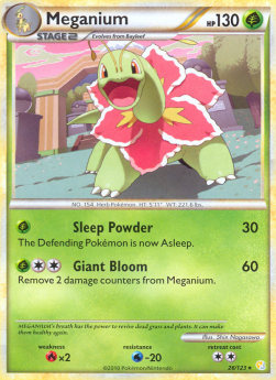 Meganium⁣ - HeartGold & SoulSilver⁣ (Rare)⁣ [26]
