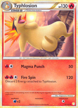 Typhlosion⁣ - HeartGold & SoulSilver⁣ (Rare)⁣ [32]