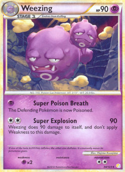 Weezing⁣ - HeartGold & SoulSilver⁣ (Rare)⁣ [34]