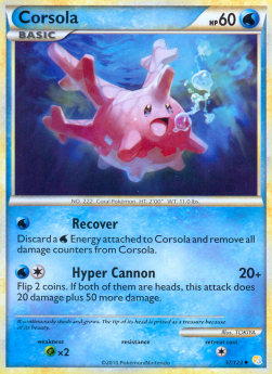 Corsola⁣ - HeartGold & SoulSilver⁣ (Uncommon)⁣ [37]