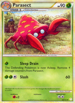 Parasect⁣ - HeartGold & SoulSilver⁣ (Uncommon)⁣ [48]