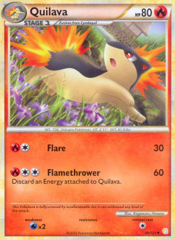 Quilava⁣ - HeartGold & SoulSilver⁣ (Uncommon)⁣ [49]