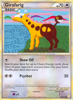 Girafarig⁣ - HeartGold & SoulSilver⁣ (Common)⁣ [64]