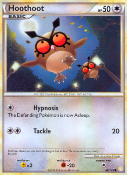 Hoothoot⁣ - HeartGold & SoulSilver⁣ (Common)⁣ [66]
