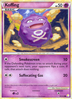 Koffing⁣ - HeartGold & SoulSilver⁣ (Common)⁣ [70]