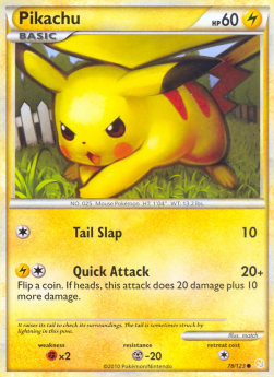 Pikachu⁣ - HeartGold & SoulSilver⁣ (Common)⁣ [78]