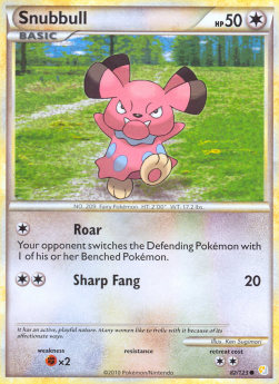 Snubbull⁣ - HeartGold & SoulSilver⁣ (Common)⁣ [82]