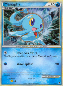 Manaphy⁣ - Unleashed⁣ (Holo Rare)⁣ [3]
