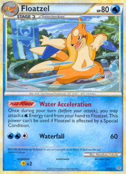 Floatzel⁣ - Unleashed⁣ (Rare)⁣ [16]