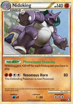 Nidoking⁣ - Triumphant⁣ (Holo Rare)⁣ [6]