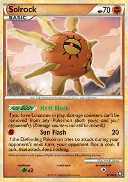 Solrock⁣ - Triumphant⁣ (Holo Rare)⁣ [9]