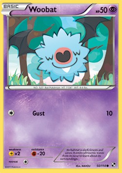 Woobat⁣ - Black & White⁣ (Common)⁣ [50]