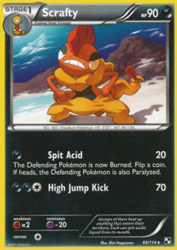 Scrafty⁣ - Black & White⁣ (Rare)⁣ [69]