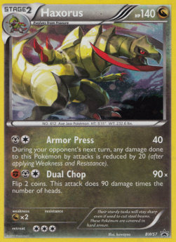 Haxorus⁣ - BW Black Star Promos⁣ (Promo)⁣ [57]