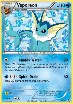 Vaporeon⁣ - BW Black Star Promos⁣ (Promo)⁣ [89]