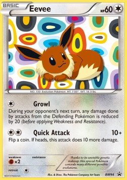 Eevee⁣ - BW Black Star Promos⁣ (Promo)⁣ [94]