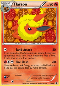Flareon⁣ - BW Black Star Promos⁣ (Promo)⁣ [88]