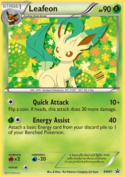 Leafeon⁣ - BW Black Star Promos⁣ (Promo)⁣ [87]