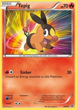 Tepig⁣ - BW Black Star Promos⁣ (Promo)⁣ [02]