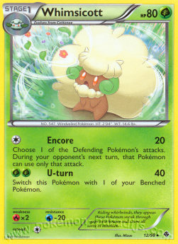 Whimsicott⁣ - Emerging Powers⁣ (Rare)⁣ [12]
